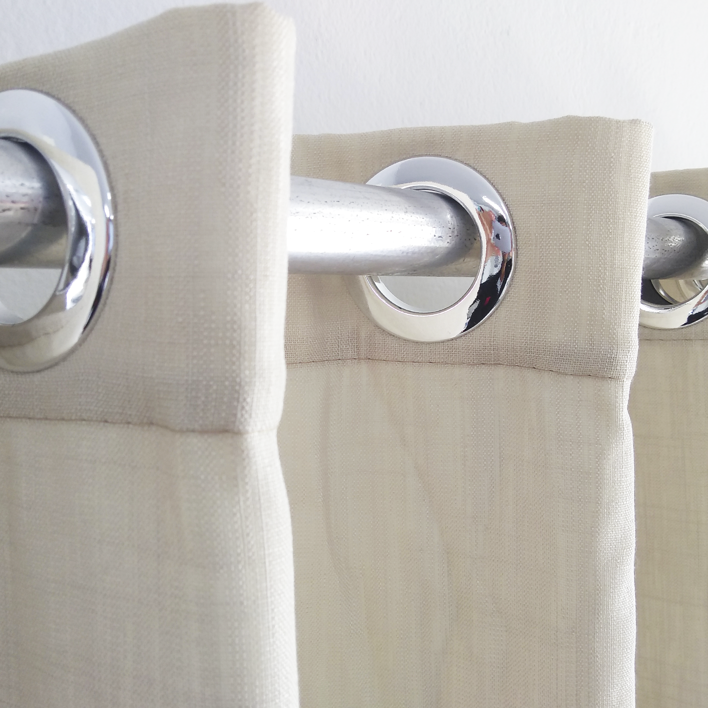 Cortina Duplex Linho Celina Areia | Tec 4,00 x 2,50m