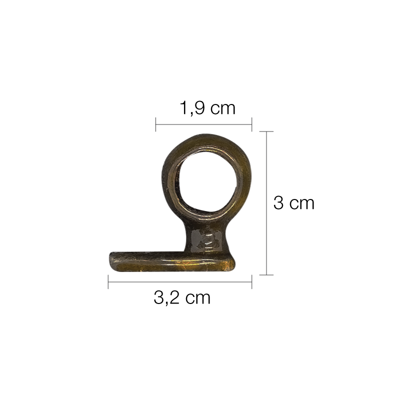 Miniatura: Suporte Brise (Pitão) 13mm Ouro Velho