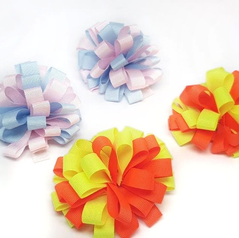 Pom Pom de fita (Par)