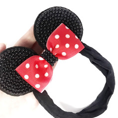 Coleção Mickey & Minnie - Faixa ou Tiara orelhinhas