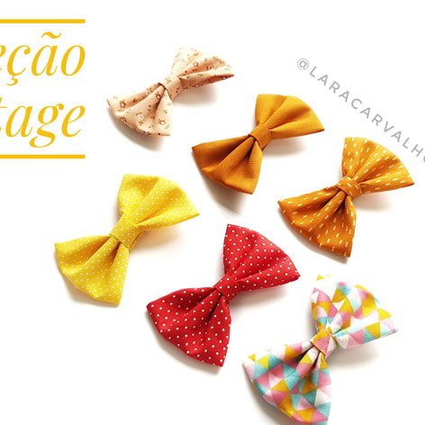 Coleção Vintage - Laço Gravatinha
