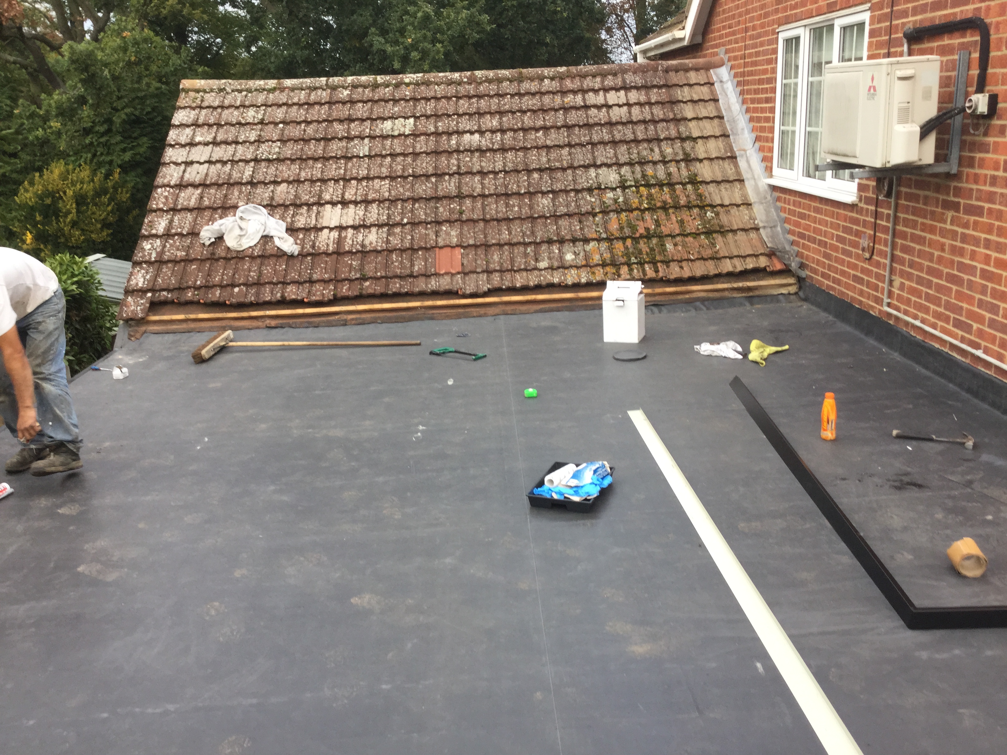 6. Roof covering application