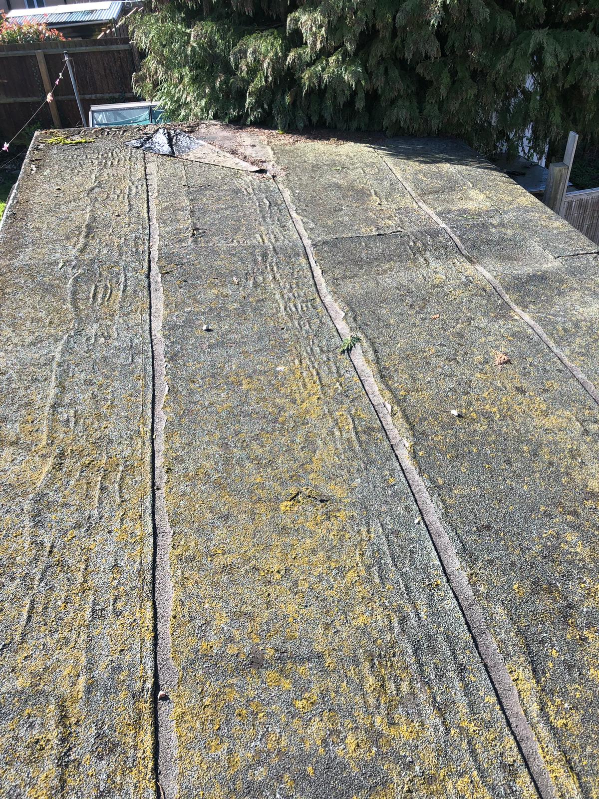 A: 1.Badly damaged existing roof