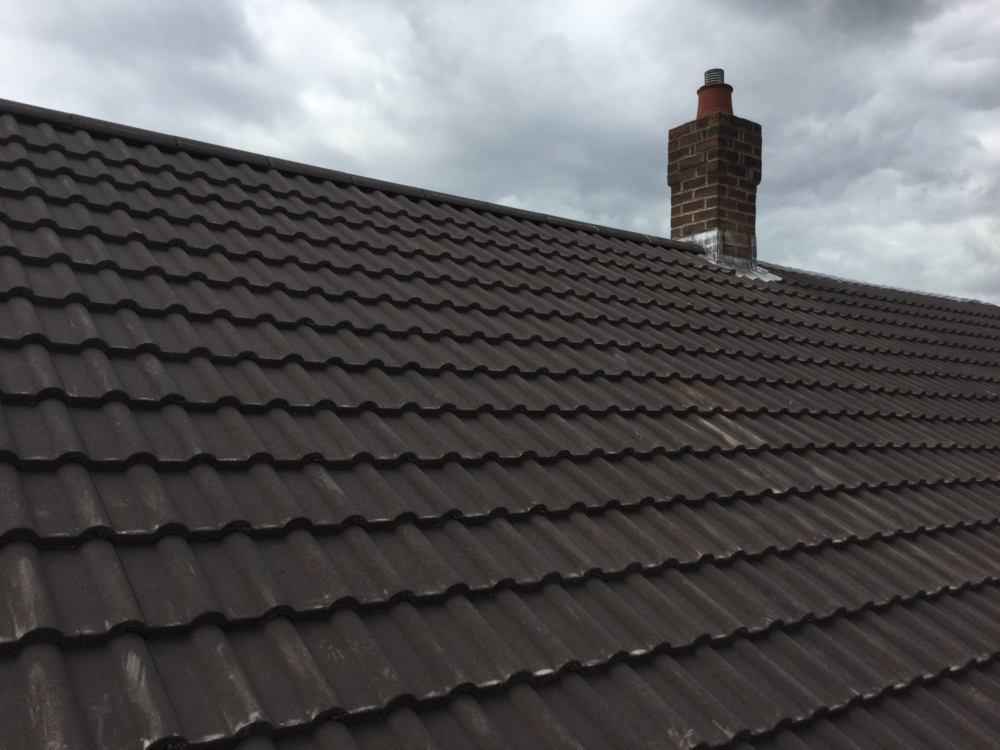 Finished roof