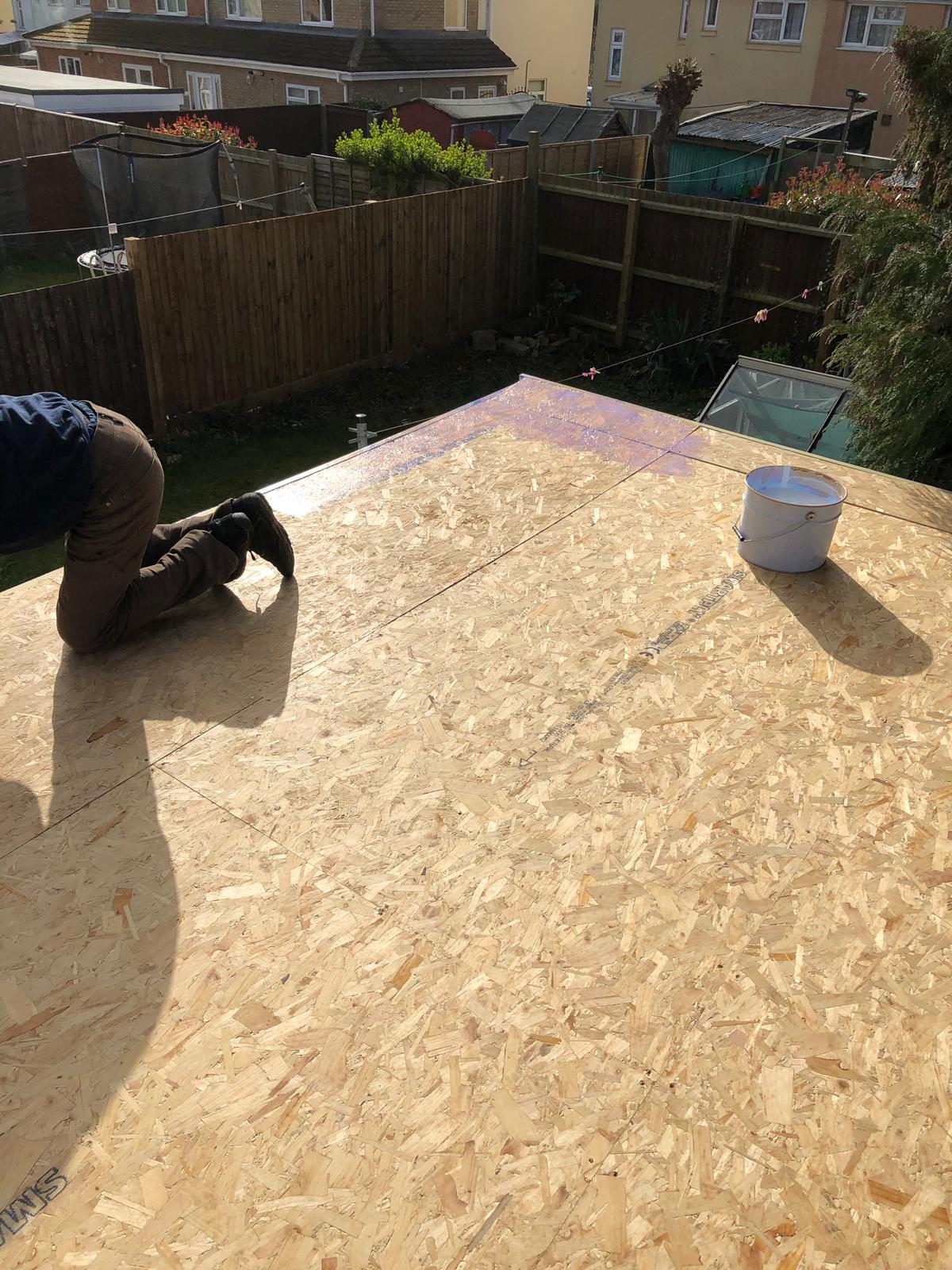 2. Decking applied