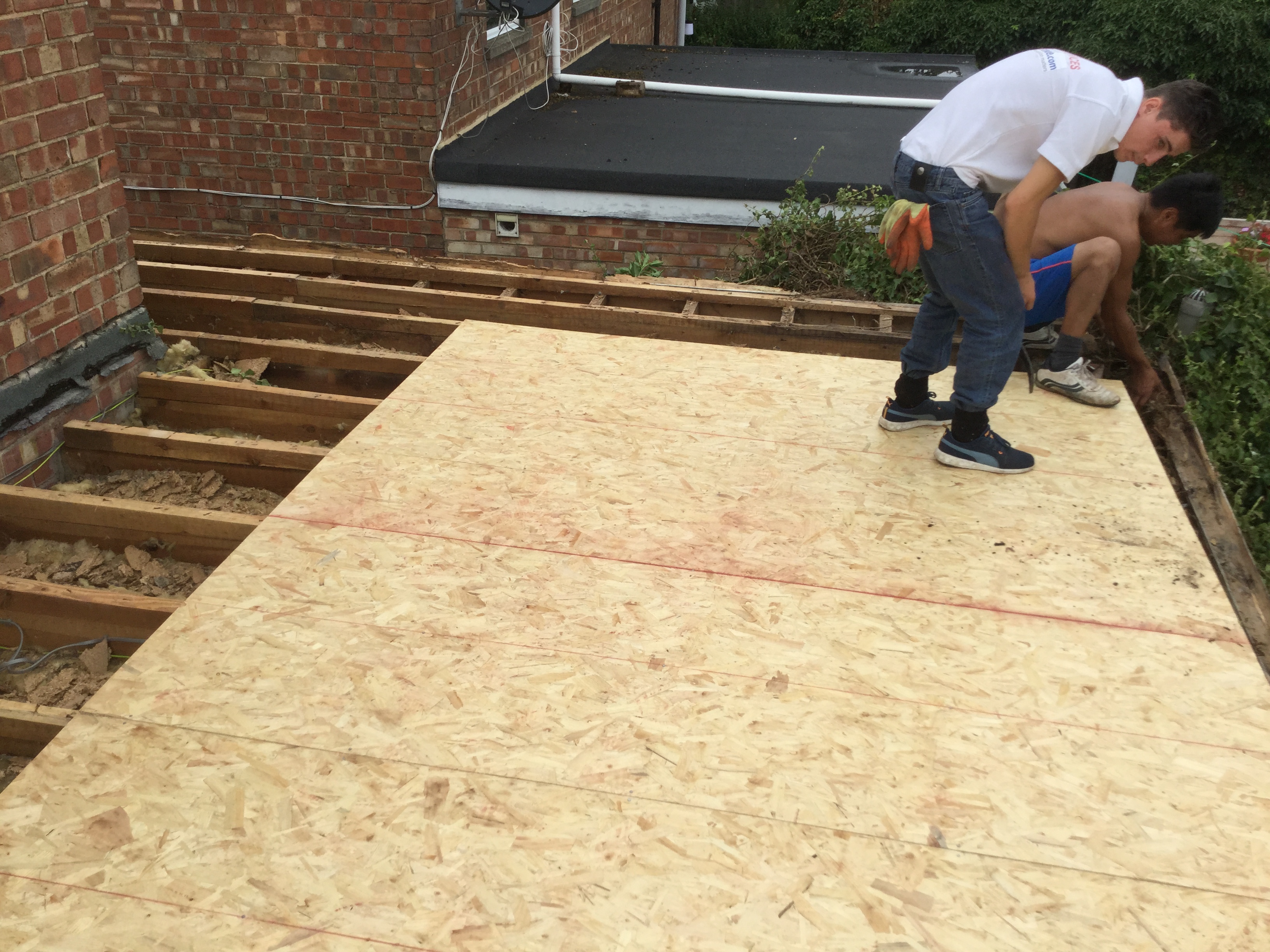 3. Decking started