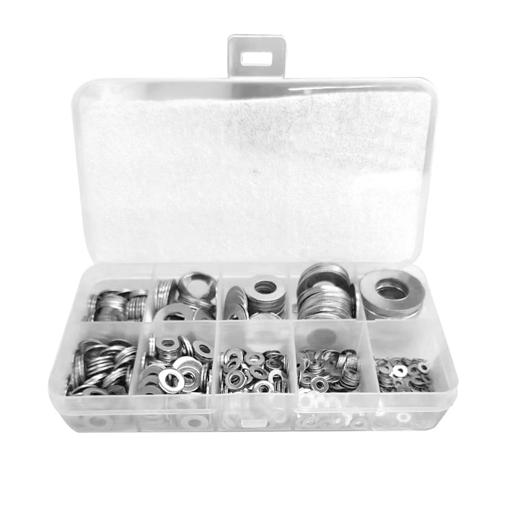 684pcs M2-M12 Stainless Steel Flat Washers to Fit Metric Bolts and Screws