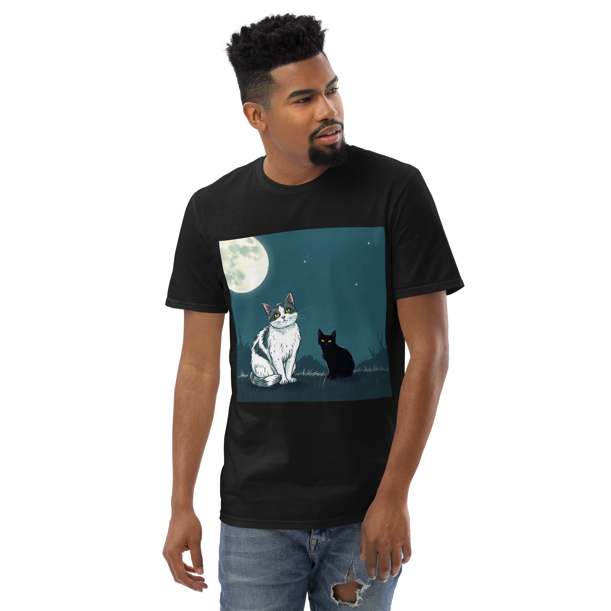 Short-Sleeve T-Shirt(two moons)