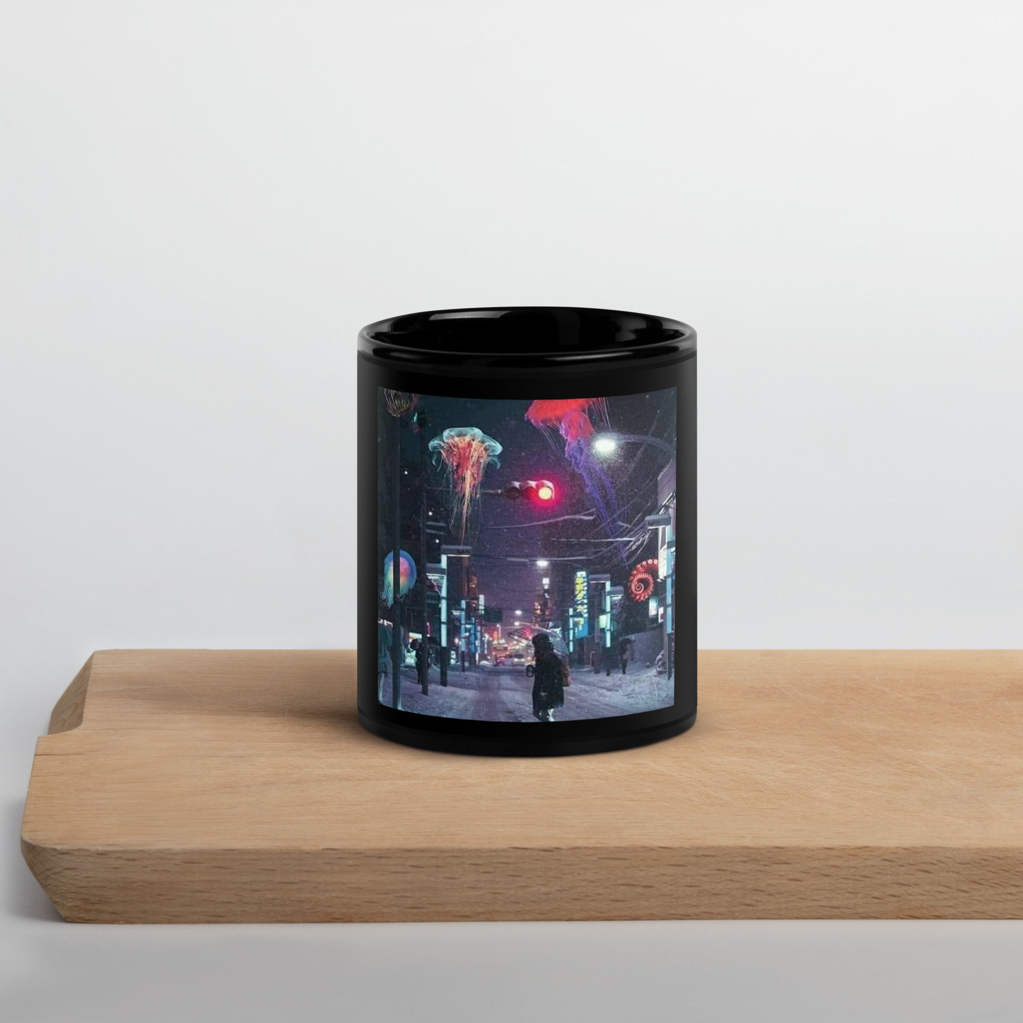Black Glossy Mug