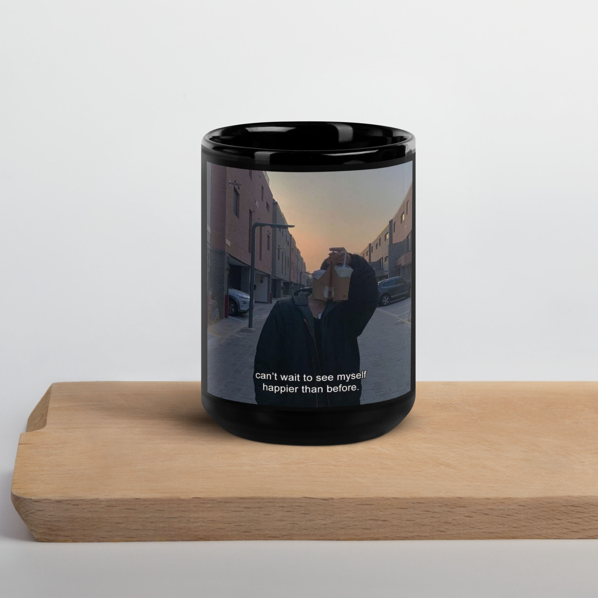 Black Glossy Mug