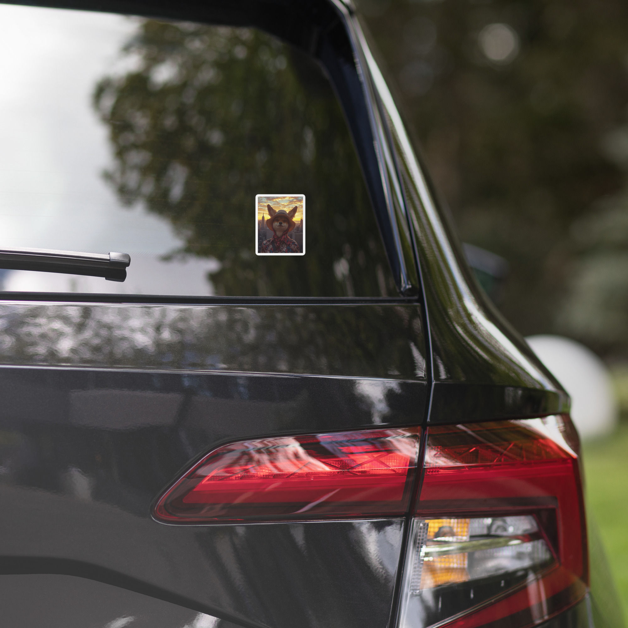 The Sagittarius Fox sticker