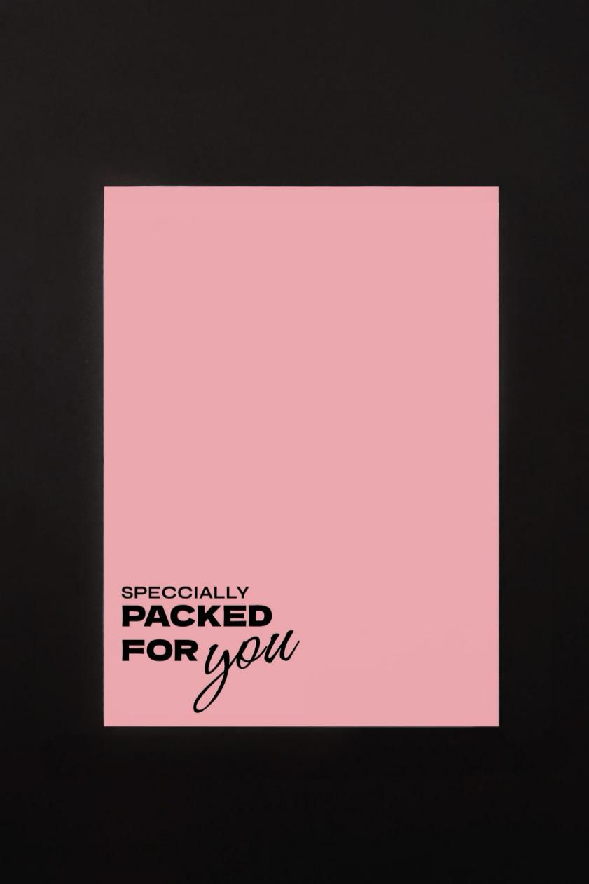 Küçük resim: Packed For You Baskılı Kargo Bantlı Poşet