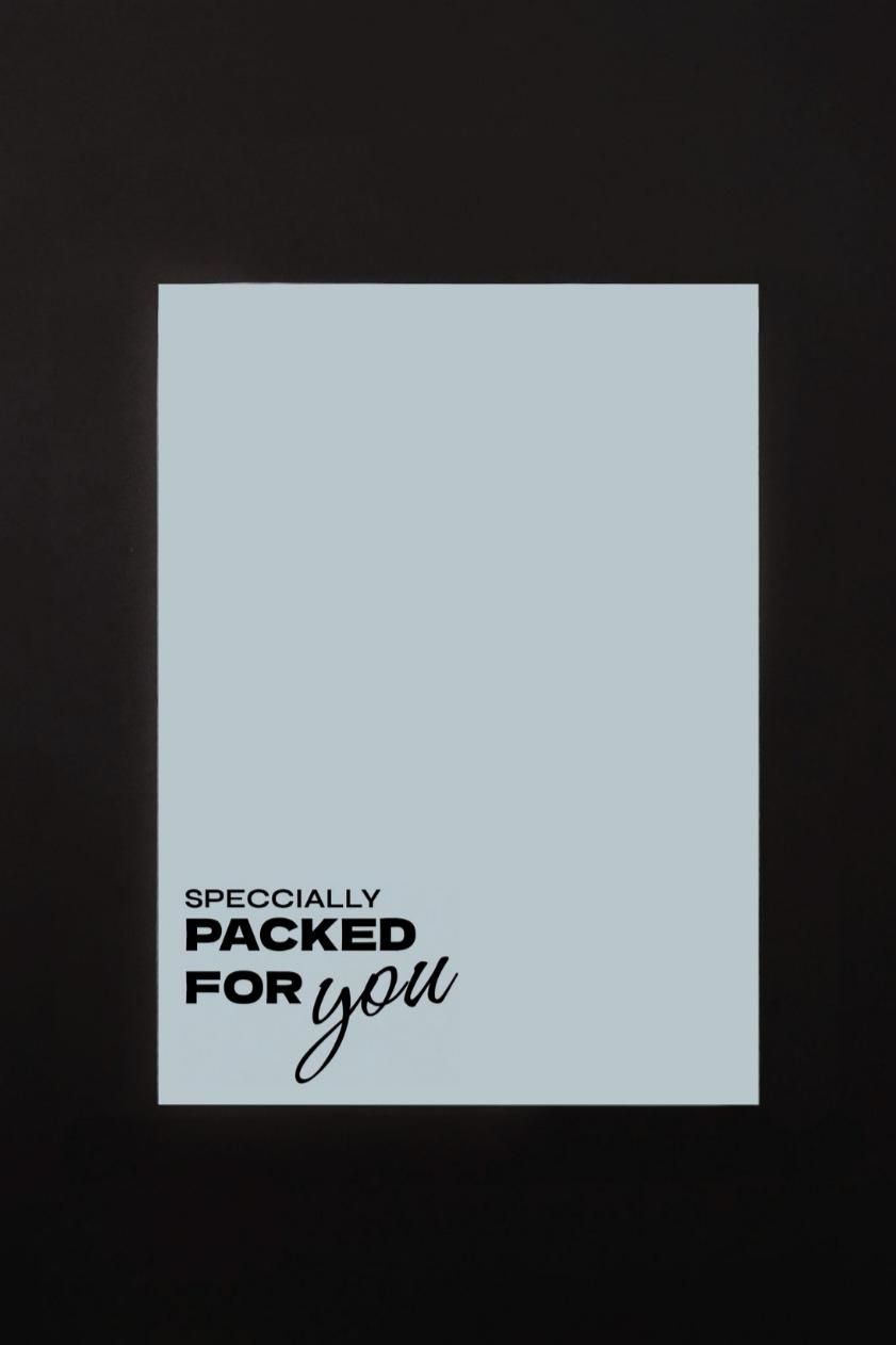 Küçük resim: Packed For You Baskılı Kargo Bantlı Poşet