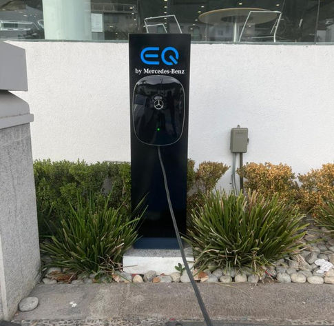 Cargador de 7.4 instalado por Charging Depot.