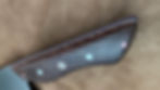 Thumbnail: Purple Danish Oak with Copper Mosaic Pin 12.75” Chefs Knife