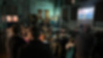People watching a film in a cinema