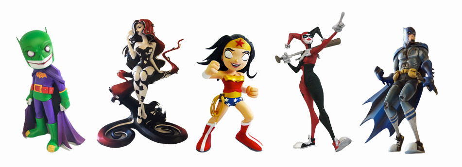 DC Artists Alley Vinyl Prototypes SDCC 2017