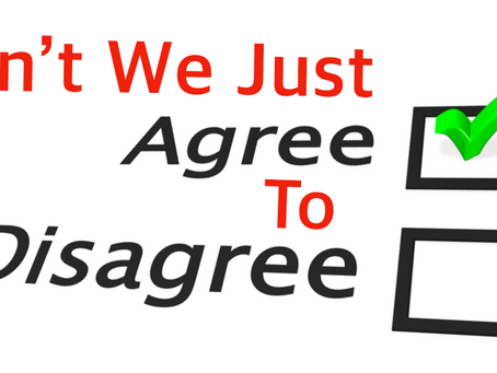 Can't We Just Agree to Disagree?