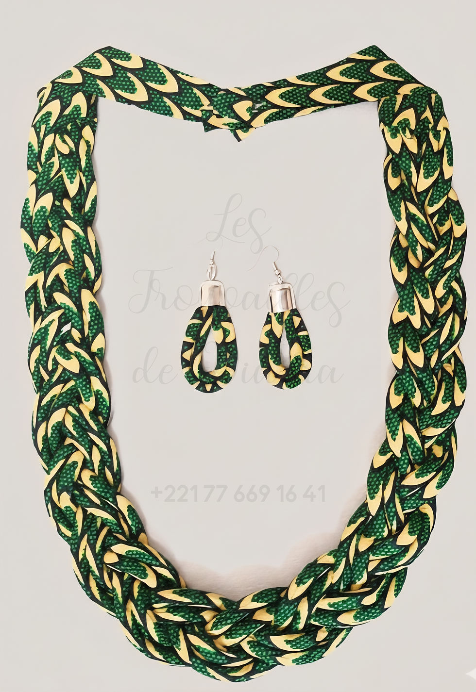 Miniature : Collier wax - tressé 