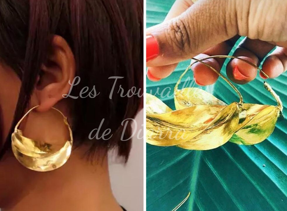 Miniature : Boucles d'oreilles Créoles Torsade