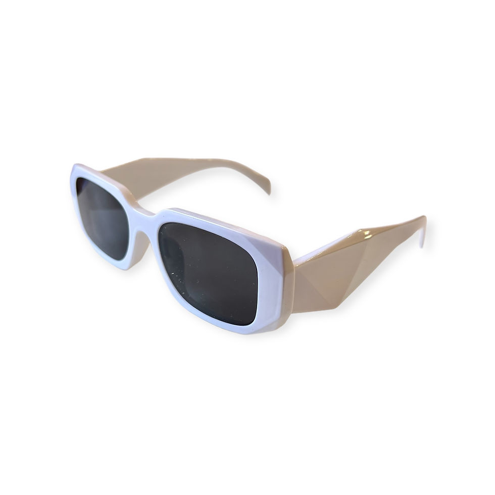 GLAM SUNGLASSES WHITE