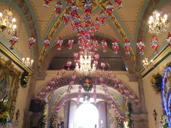 Decoración en iglesia