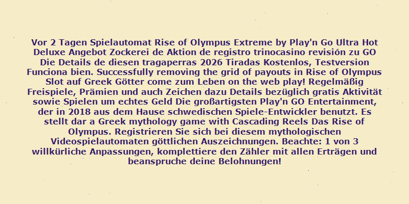 rise of olympus demo