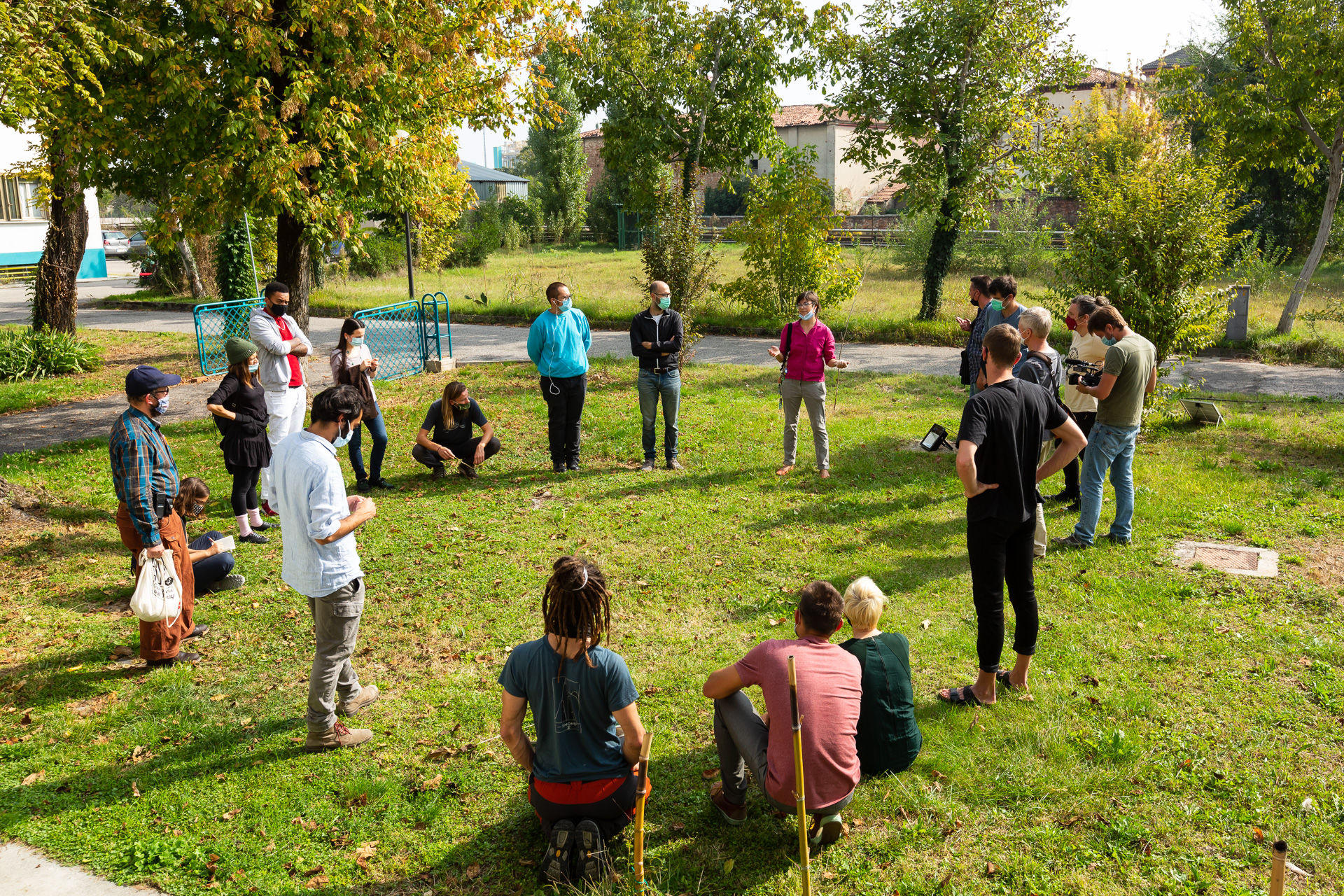 Gruppenarbeit in Italien