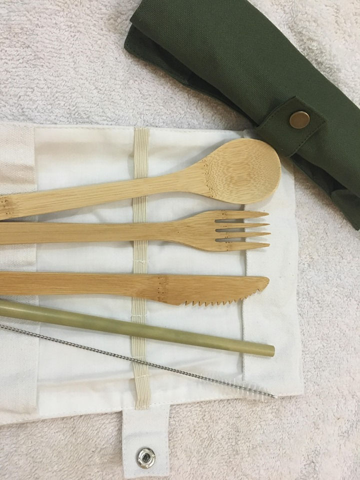 Miniatura: Set de cubierto de bambú