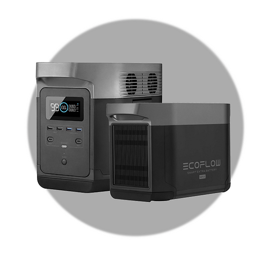 ecoflow delta max with extra battery