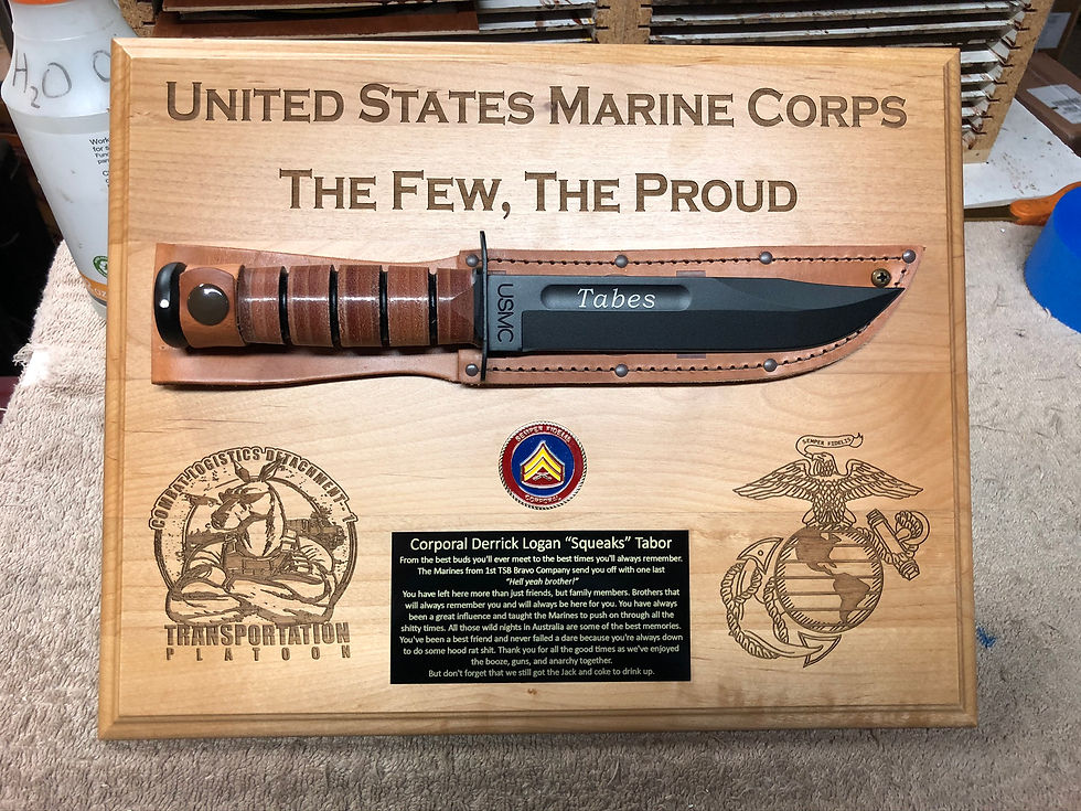 12 x 15 KaBar Plaque