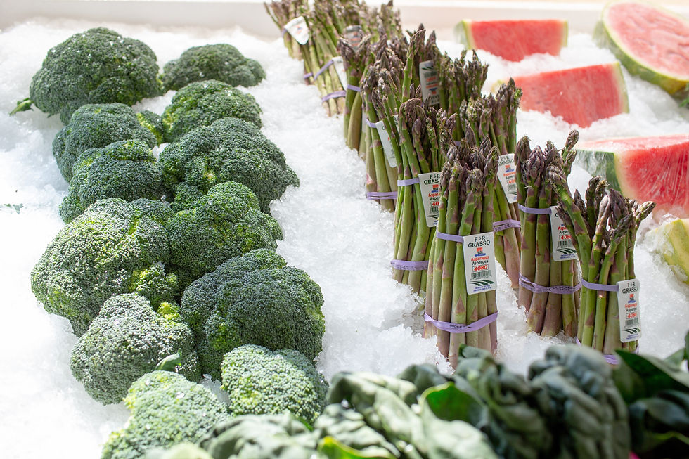Arranged Food and Objects