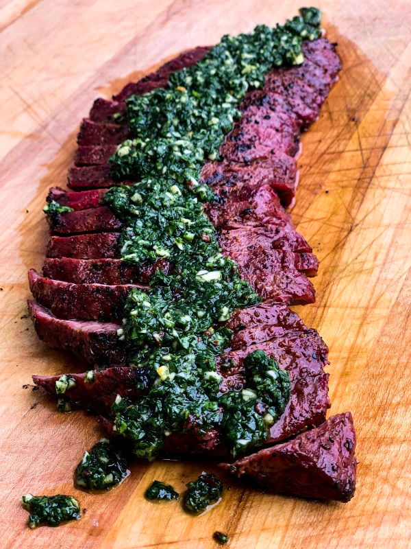 Flat Iron Steak with Chimichurri Recipe