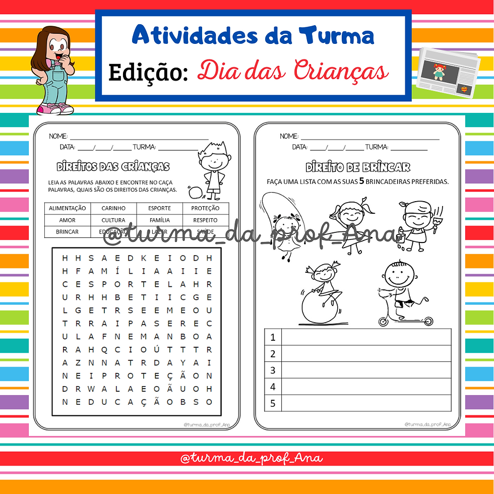 Miniatura: Kit Atividades Dia das Crianças