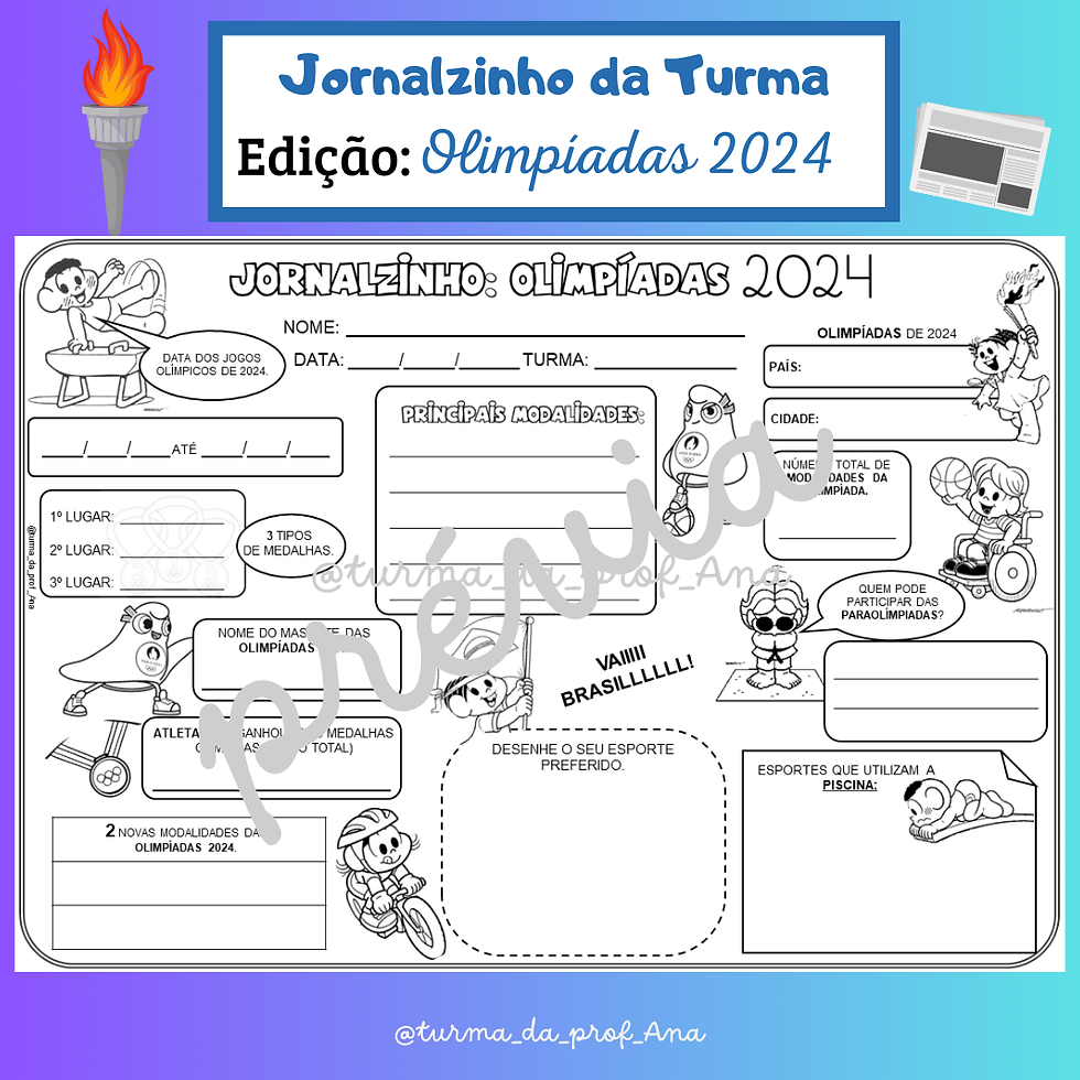 Miniatura: Kit Jornalzinho 6 em 1