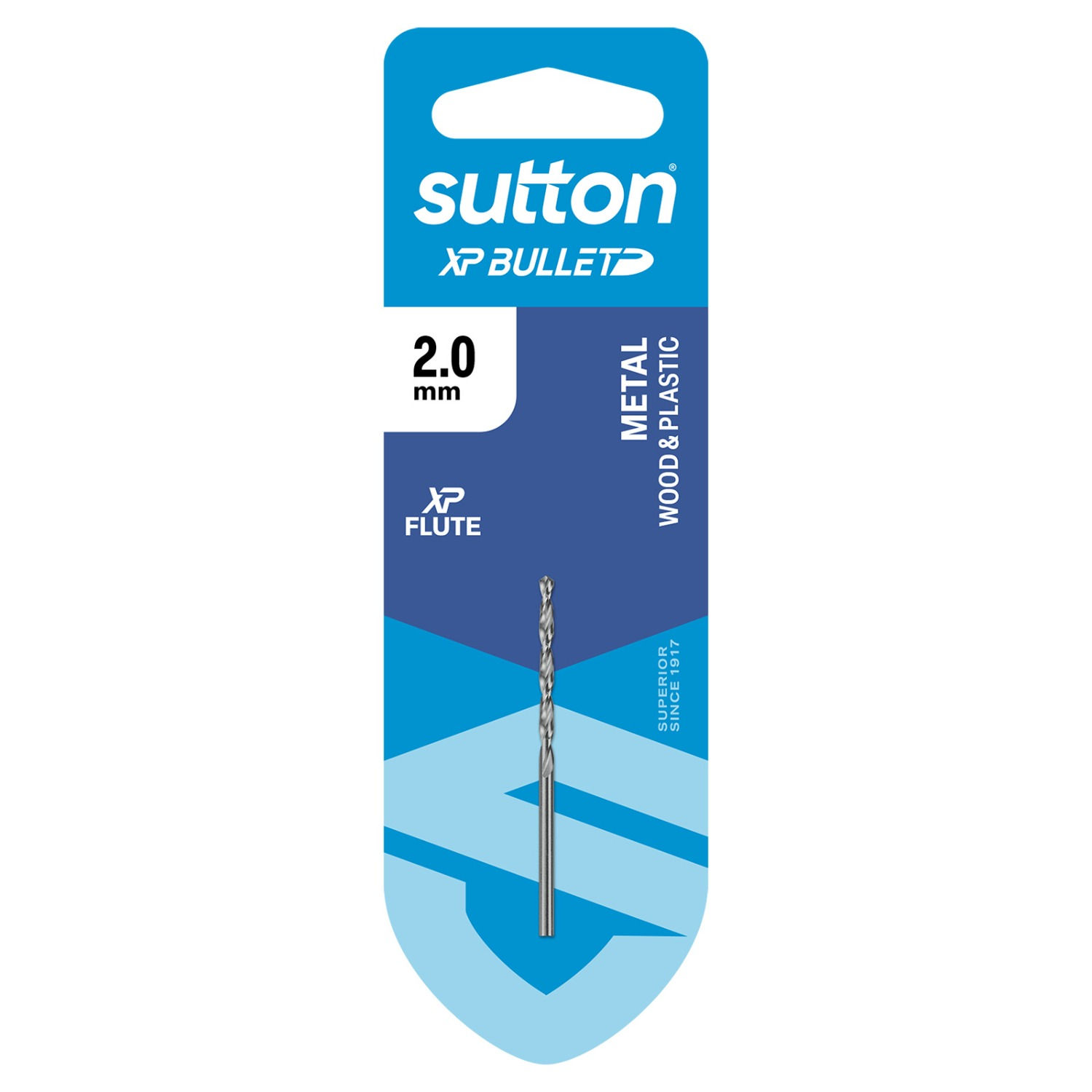 SUTTON XP BULLET JOBBER DRILL 2mm