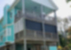 Hurricane Screen on a Porch