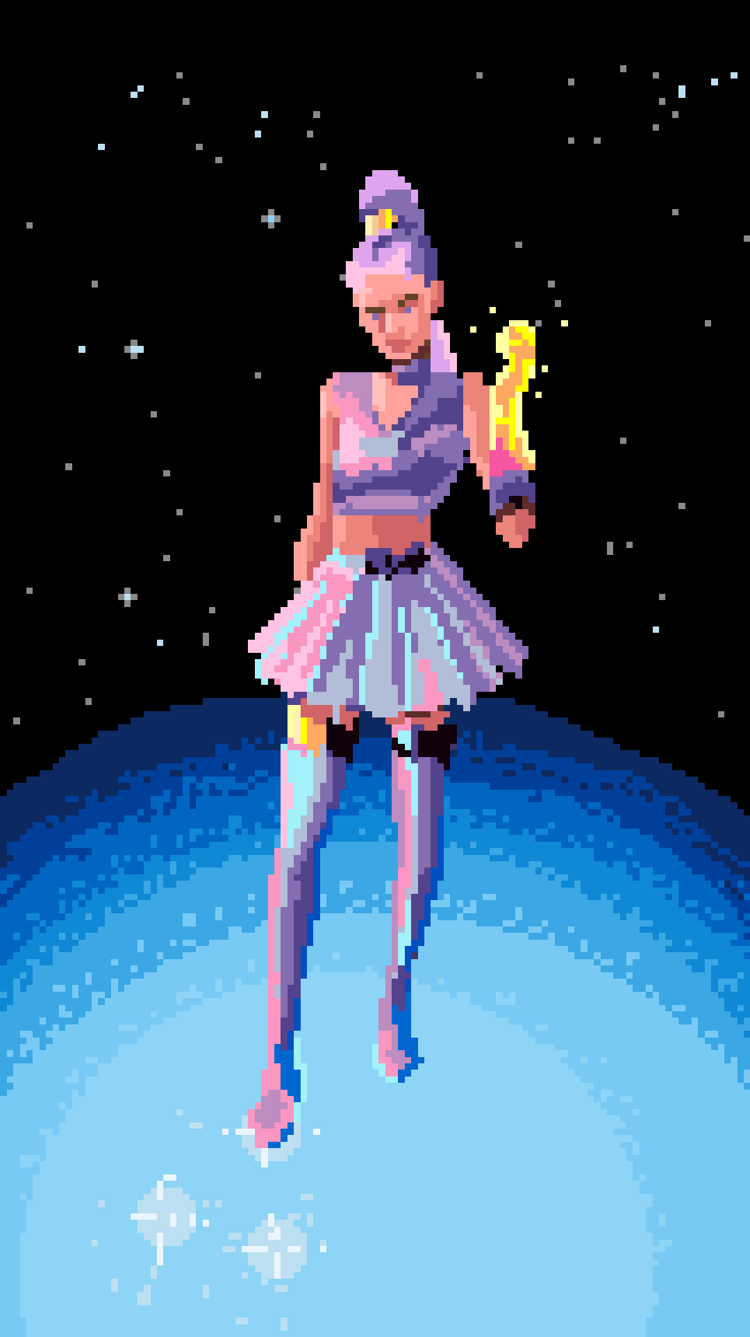 Pixel podcast animation