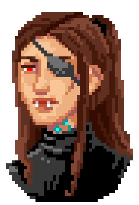 Pixel character animation