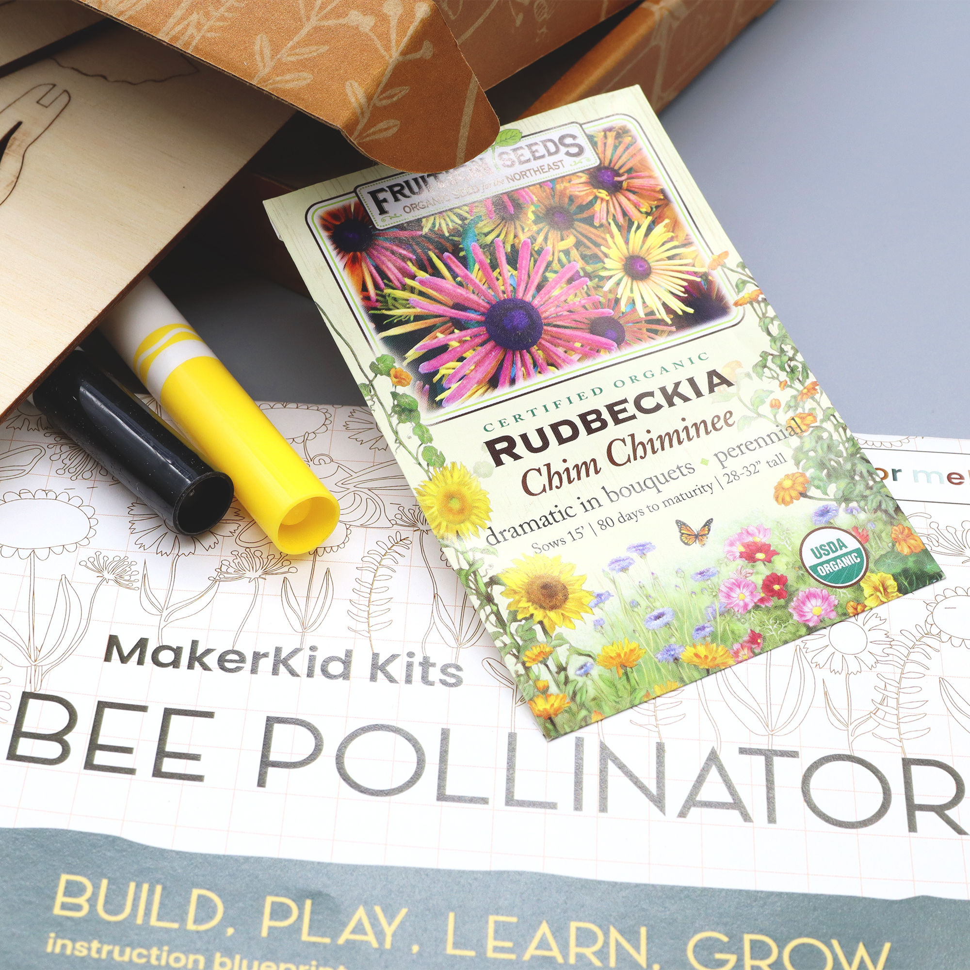 ORGANIC RUDBECKIA SEEDS FOR POLLINATORS