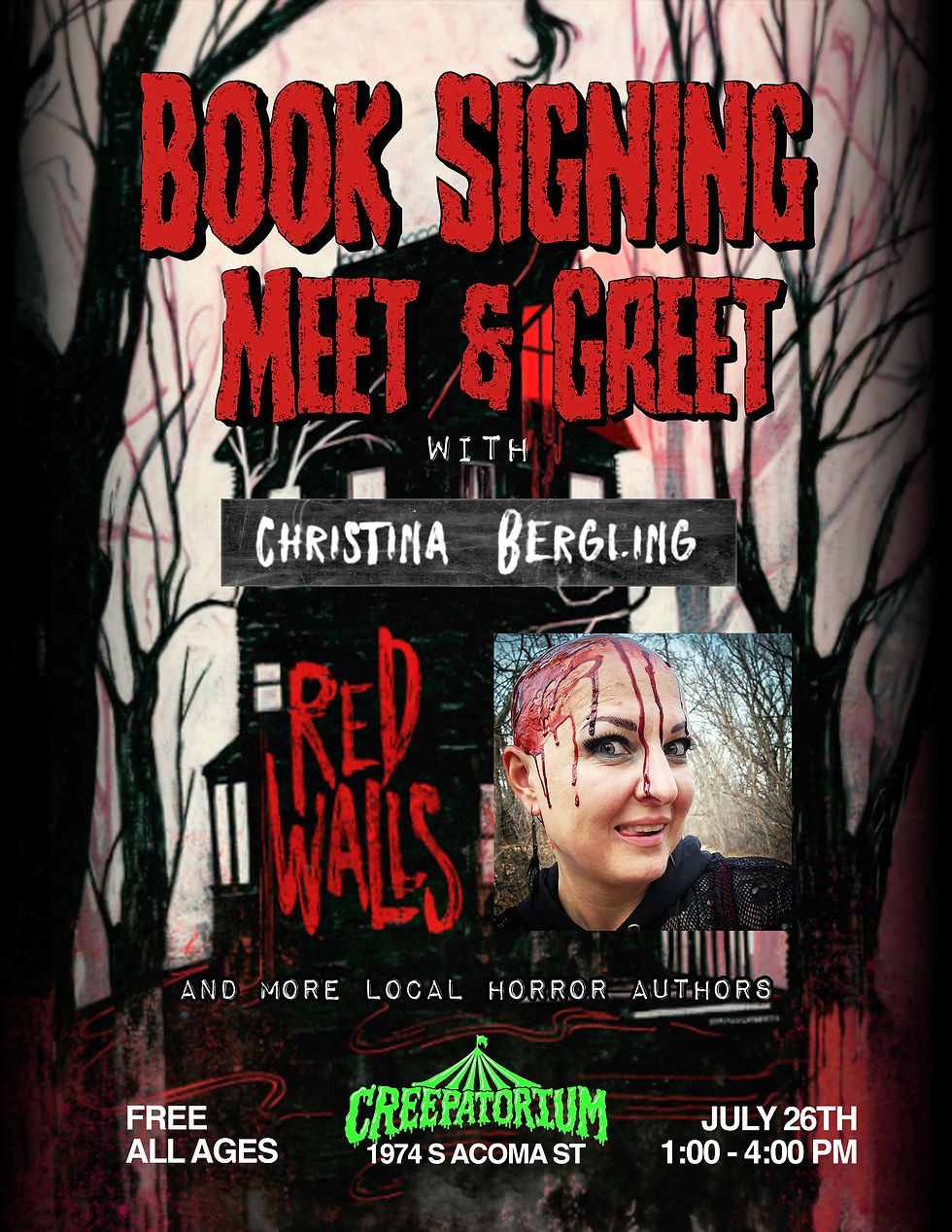 Local Horror Book Signing and Meet & Greet