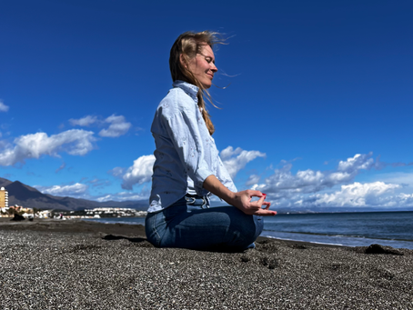 meditace dechu u moře