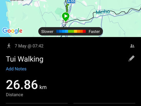 Day 7 - Tui to Mos - 26.9km