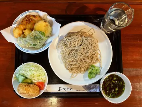 9/5幌加内そば(冷)~天ぷら付