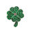 Thumbnail: Navika Good Luck 4-Leaf Clover Ball Marker Crystal Swarovski®- with Hat Clip