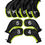 Thumbnail: Golf Head Cover for Iron-Zippered-Green