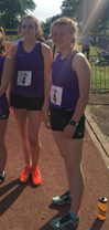 Seren Jones & Caitlin Jones in East Wales vests