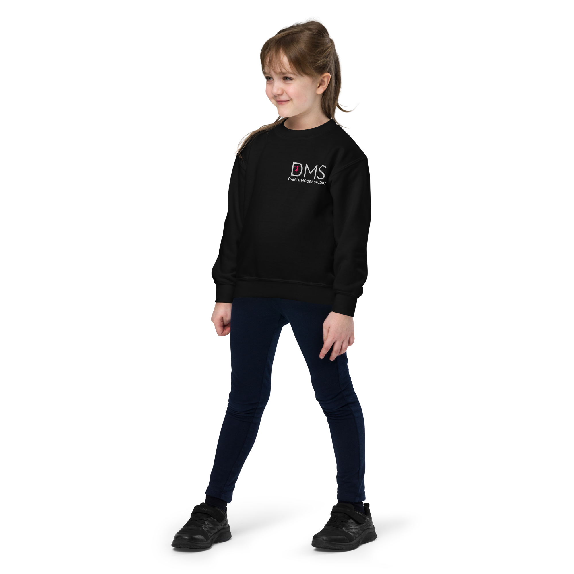 Dance Moore Studio Youth Crewneck Sweatshirt - Powered by Prymux