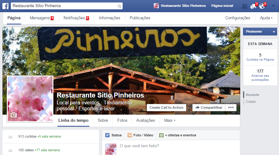 Fan Page Sítio Pinheiros