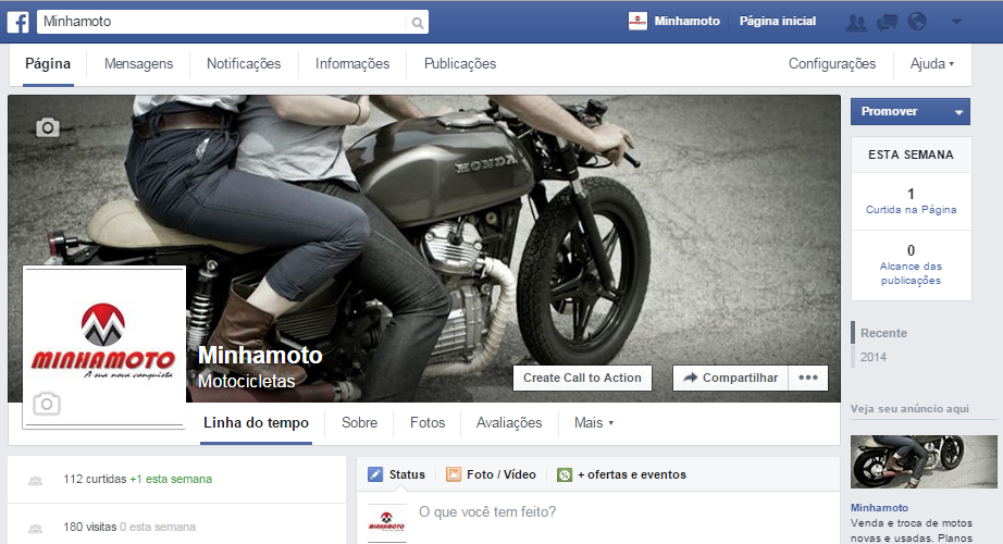 Fan Page MinhaMoto